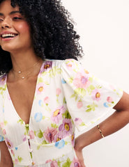 Floral Bridesmaids Erin Midaxi Dress