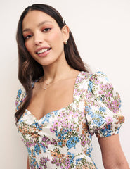 Floral Bridesmaids Jude Midaxi Dress