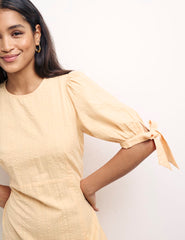 Orange Esme Midi Dress