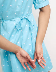 Blue Penny Mini Dress