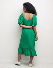 Green Darcie Midi Dress