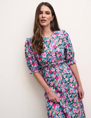Floral Felicia Midi Dress