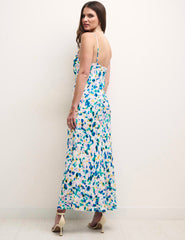 Scattered Spot Melina Slip Midi Dress