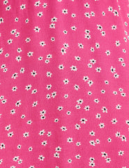 Pink Ditsy Floral Delilah Mini Dress
