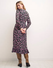 Floral Cecile Midi Dress
