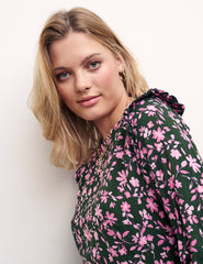 Floral Cecile Midi Dress