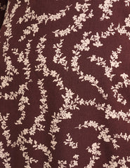 Brown Floral Serena Mini Dress