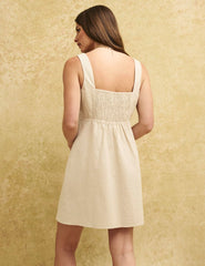 Cream Valentina Mini Dress