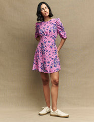 Fearne Cotton Pink Floral Evie Mini Dress