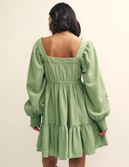 Sage Green Ayla Mini Dress