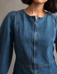 Fearne Cotton Blue Denim Highgate Mini Dress
