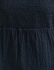 Black Kelsie Mini Smock Dress