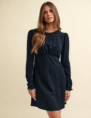 Black Long Sleeve Sienna Mini Dress