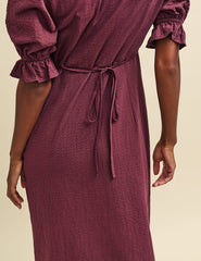 Plum Delilah Midi Tea Dress