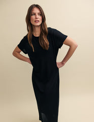 Black Dustin Maxi Jersey Dress