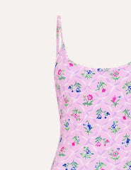 Purple Floral Lindsey Swimsuit