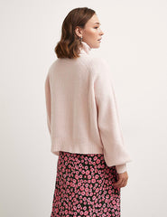 Dusky Pink Meet the Jeans Raglan Move On Jumper