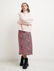 Dusky Pink Meet the Jeans Raglan Move On Jumper