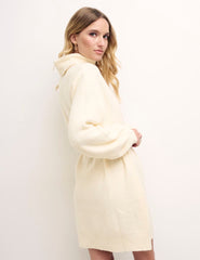 Cream Belted Jumper Mini Dress