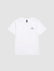 White Somebody's Child Blue Floral T-Shirt