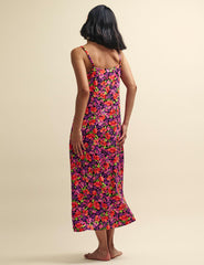 Bright Floral Slip Midi Nightdress