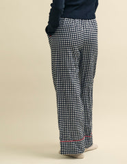 Black Check Pyjama Trousers