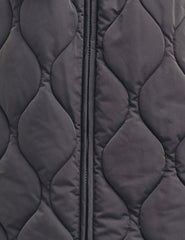 Brown Kate Longline Onion Quilted Gilet