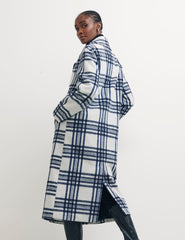 Fearne Cotton Multi Samantha Oversized Check Tailored Coat