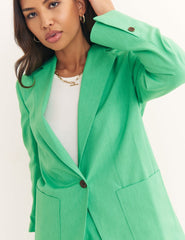 Green Tailored Bonnie Blazer