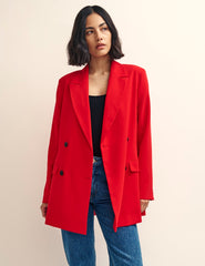 Fearne Cotton Red Double Breasted Blazer