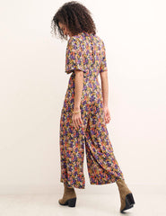 Multi Floral Daisy Jumpsuit