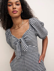 Black & White Gingham Simone Jumpsuit