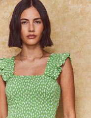 Green Daisy Floral Maya Jumpsuit