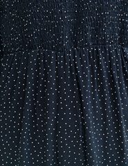 Black Polka Dot Balloon Sleeve Marion Jumpsuit