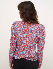 Brioney Floral Red Jilly Top