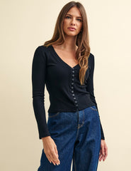 Button Through Top