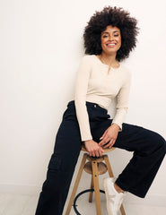 Cream Long Sleeve Carson Body