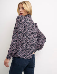 Black Conversation Print Zara Shirt