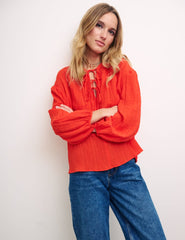 Orange Kady Blouse