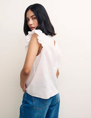 White Rene Top