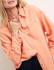 Orange Oversized Shirt