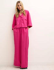Hot Pink Oversized Boxy Shirt