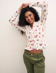 Floral Andie Button Through