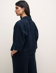 Black Oversized Boxy Shirt