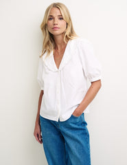 White Emmie Blouse