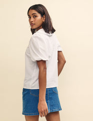 White Collared Emmie Blouse