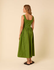 Green Colorado Midi Dress