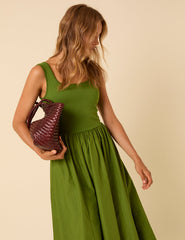 Green Colorado Midi Dress