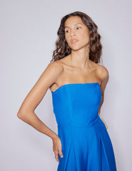 Electric Blue Bandeau Rory Jumpsuit