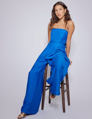 Electric Blue Bandeau Rory Jumpsuit